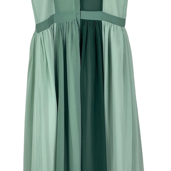 ModCloth Dress XS Wicked Elphaba Hi Low Maxi Flowy Whimsical Fairycore Ren Faire - Picture 7 of 10